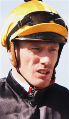 Rory Hutchings ... he rides Don't Forget Jack in the Listed Oxlade (see race 3)