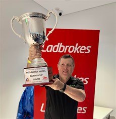 The main prize of the week ... no, not Winno ... the Cairns Cup. Who will be holding it around about 4.30pm on Saturday?