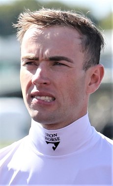 Jimmy Orman rides Ivan's Hero (see race 5) and Secret Plan (see race 8) and tannenburg (see race 9)