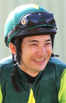 Nozi Tomizawa (above)... he saluted aboard It'smemario and Olivia Kendal (below) on Mahbaby scored a double for the stable on September 14