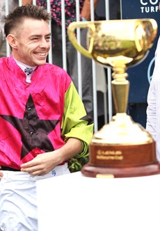 Dolan with the Melbourne Cup ... wins don't get any better than that