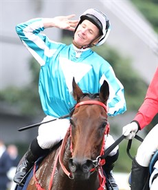 Romantic Warrior and James McDonald celebrating one of many wins