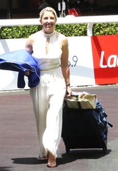 She'll soon be packing her bags and heading south ...